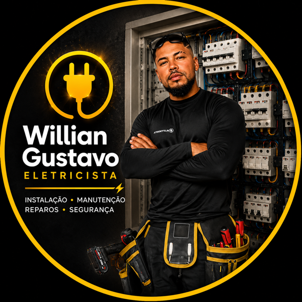 Logo de Willian Gustavo eletricista instalador